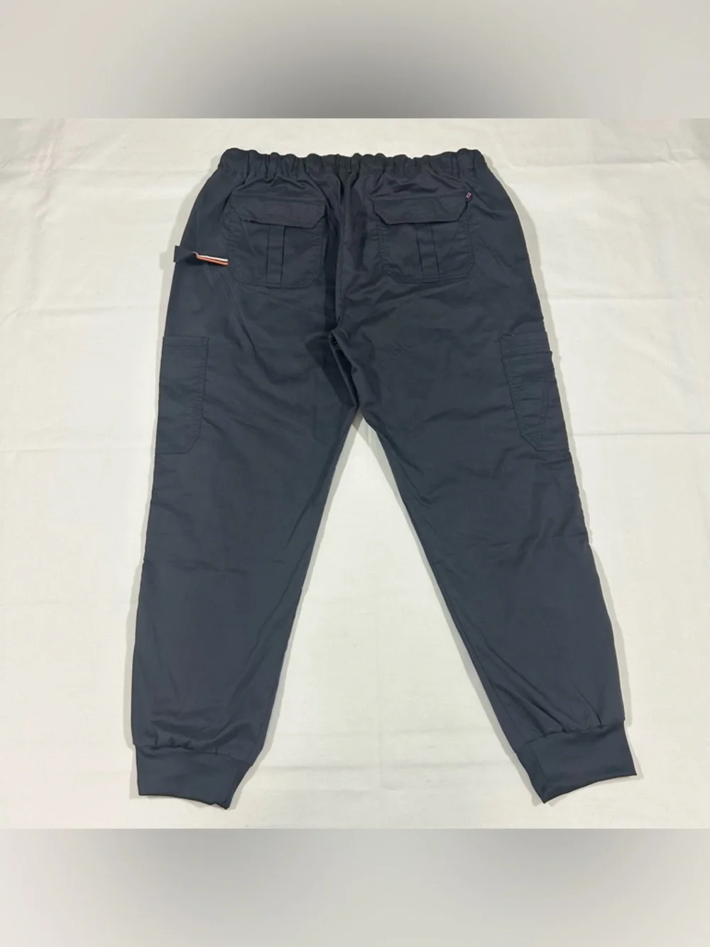 Koi Womens XL Scrub Jogger Cargo Pants Drawcord Nurse Uniform Gray - Picture 5 of 8